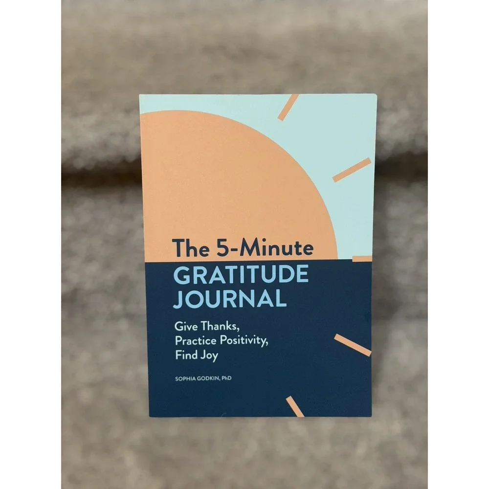 NEW The 5-Minute Gratitude Journal Sophia Godkin Guided Positivity Workbook‎